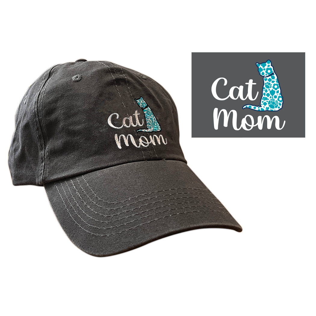Ball Cap - Cat Mom