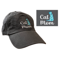 Thumbnail for Ball Cap - Cat Mom