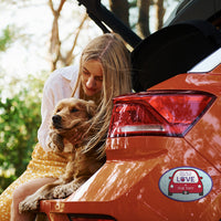 Thumbnail for Oval Car Magnet - This car is filled with love...