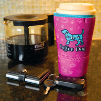 Thumbnail for Large Drinkware Holder - Coffee Dog