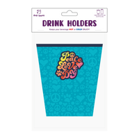 Thumbnail for Large Drinkware Holder - Peace Love Dog
