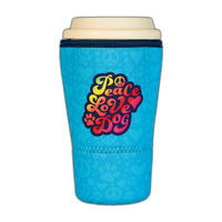 Thumbnail for Large Drinkware Holder - Peace Love Dog