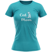 Thumbnail for Ladies T-Shirt - Cat Mom