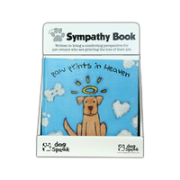 Thumbnail for Pet Sympathy Book - Paw Prints in Heaven - 12 Books w/ FREE Display!