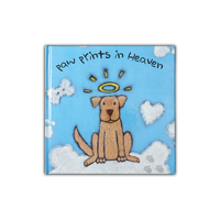 Thumbnail for Sympathy Book - Paw Prints in Heaven