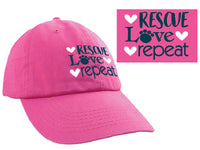 Thumbnail for Ball Cap - Rescue Love Repeat