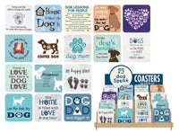 Thumbnail for Absorbent Stone Coaster Assortment w/ Display!
