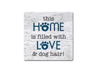 Thumbnail for Absorbent Stone Coaster - This Home Is Filled With Love...