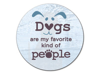 Thumbnail for Absorbent Stone Car Coaster - Dogs Are My Favorite Kind of People