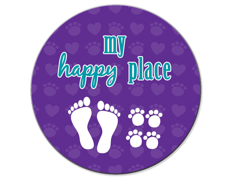 Absorbent Stone Car Coaster - My Happy Place