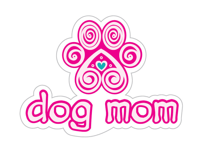 Dog Mom 3" Sticker