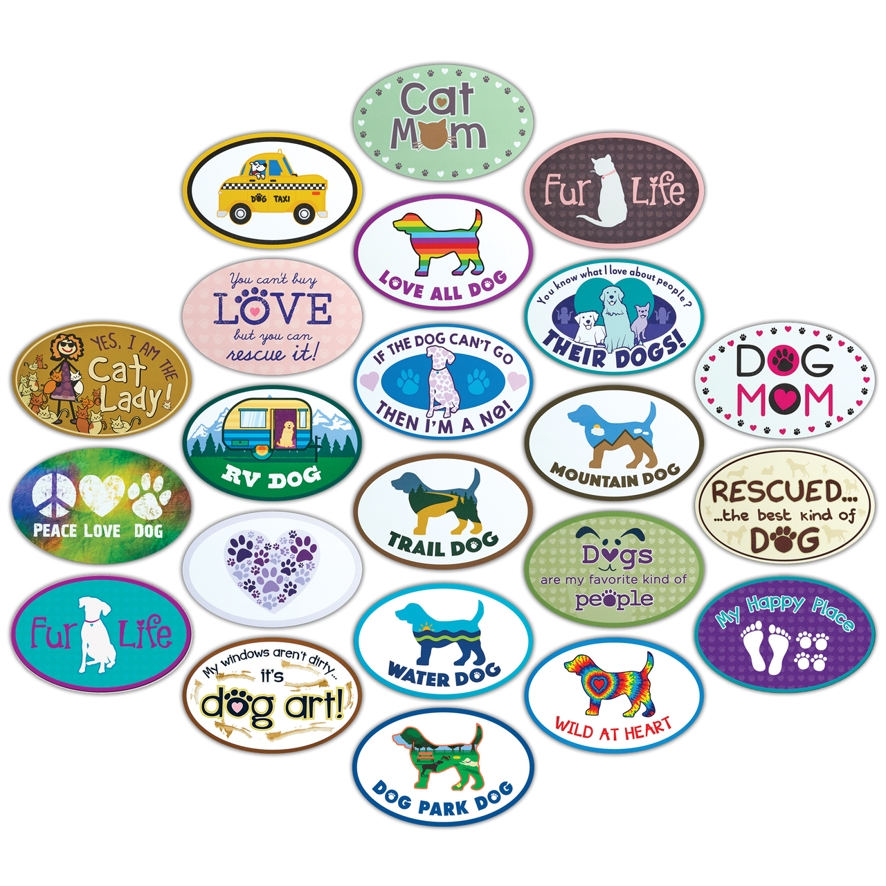 Oval Shaped Magnet Assortment