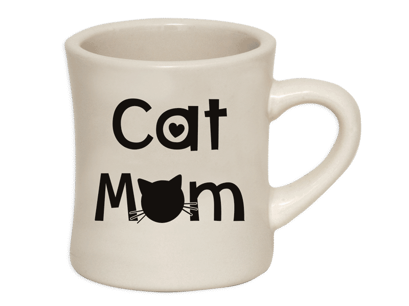 Diner Mug - Cat Mom