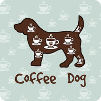 Thumbnail for Cork Coaster-COFFEE DOG