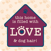 Thumbnail for Cork Coaster - This Home is filled with Love...