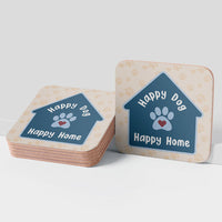 Thumbnail for Cork Coaster - Happy Dog Happy Home
