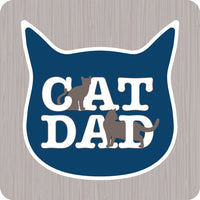 Thumbnail for Cork Coaster - Cat Dad