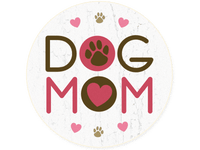 Thumbnail for Absorbent Stone Car Coaster - Dog Mom