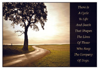 Thumbnail for Sympathy Dog Card - There Is A Cycle