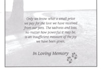 Thumbnail for Sympathy Dog Card - There Is A Cycle
