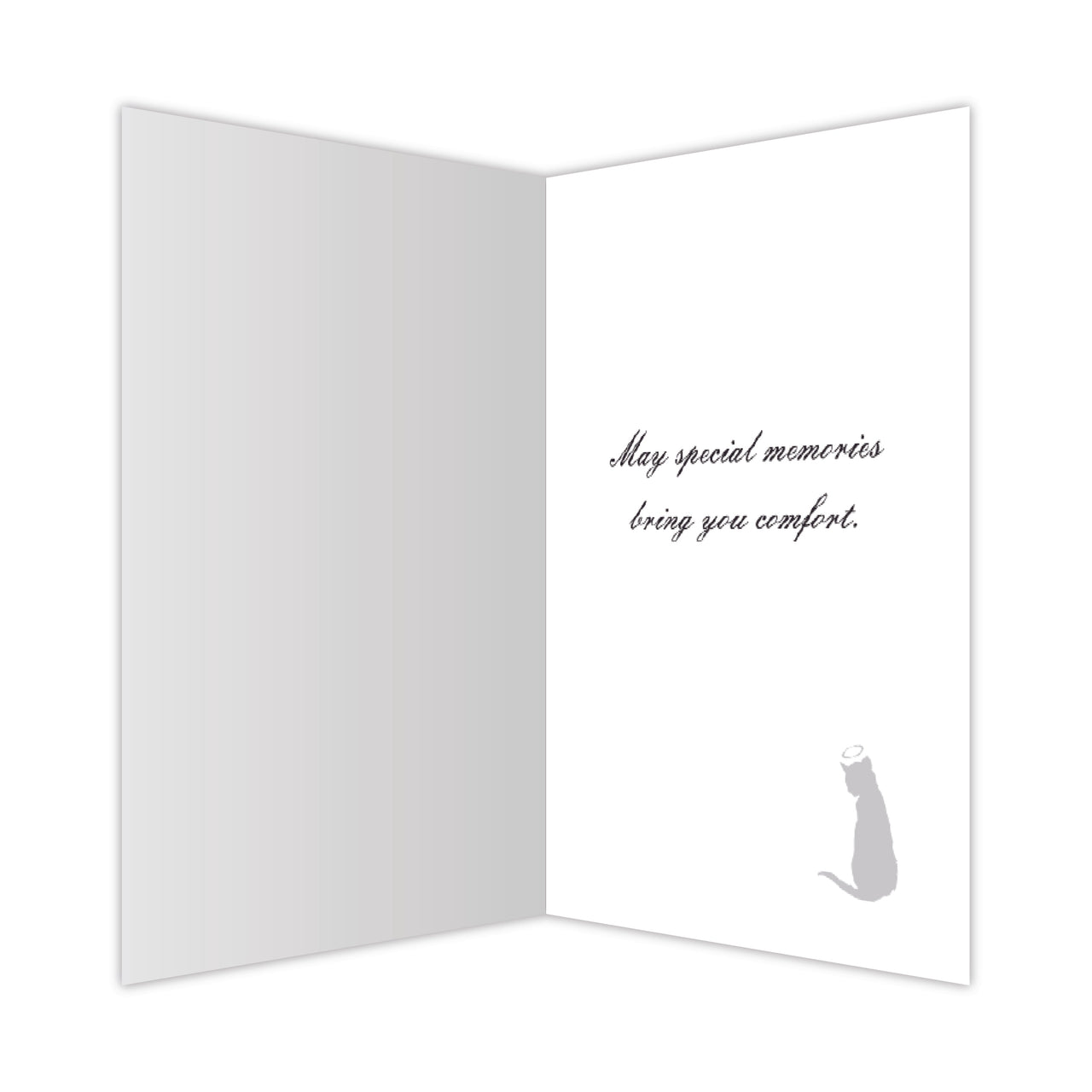 Sympathy Card Cat - The Heart Remembers