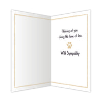 Thumbnail for Sympathy Dog Card - Those We Love Do Not Leave Us