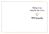 Thumbnail for Sympathy Dog Card - Those We Love Do Not Leave Us