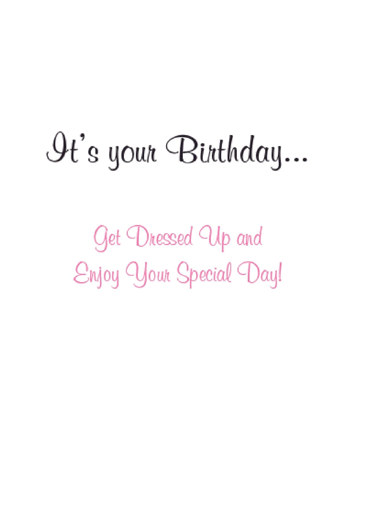 Birthday - It's Your Birthday