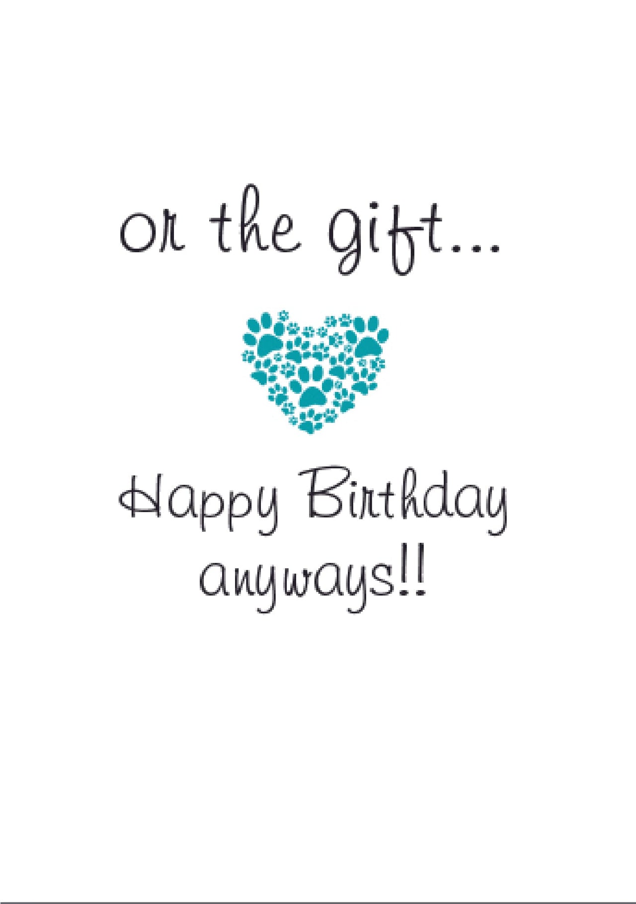 Birthday - We Can't Afford the Cat