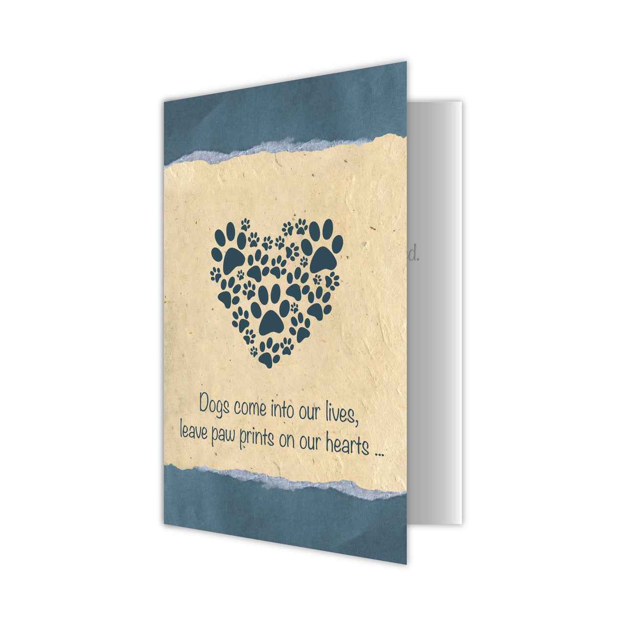 Sympathy Dog Card - Dogs Come into Our Lives