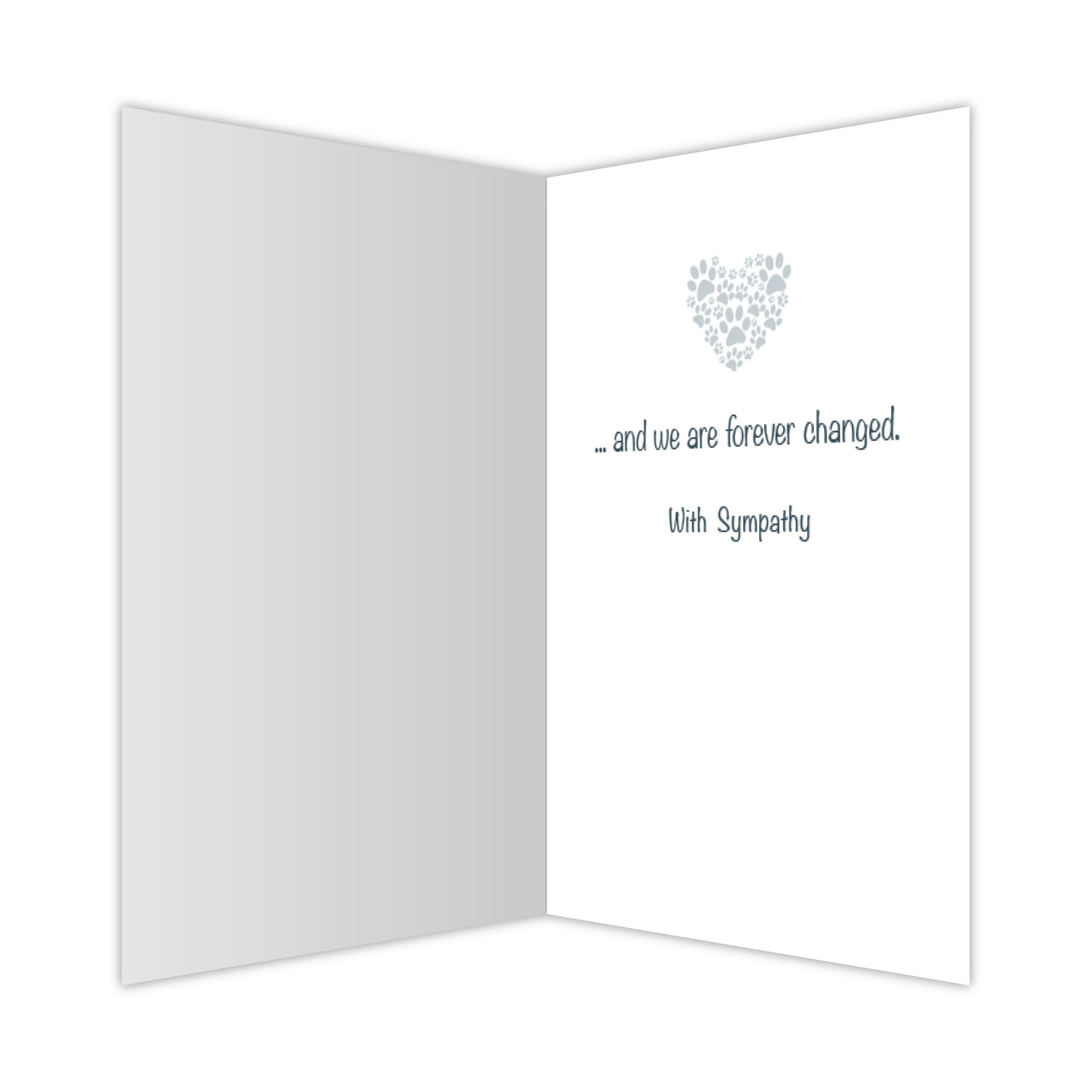 Sympathy Dog Card - Dogs Come into Our Lives