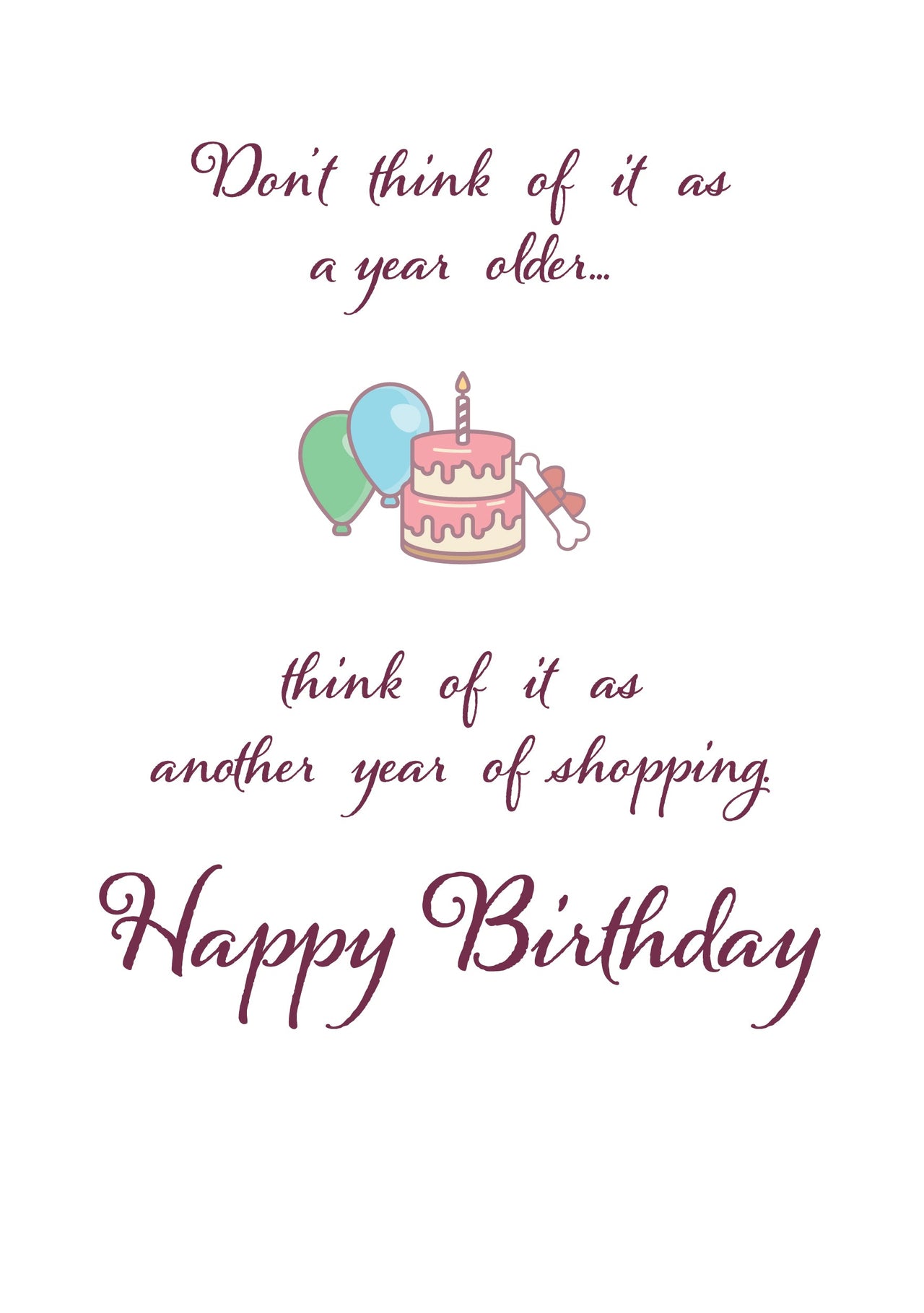Birthday - Shopping