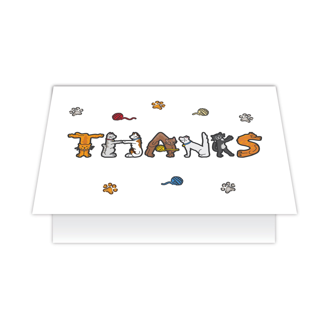 8194 Thanks Cat Figures Front 3D