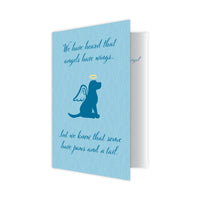 Thumbnail for 8195 Dog Sympathy Card Front 3D