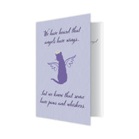 Thumbnail for 8196 Cat Sympathy Card Front 3D