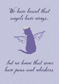 Thumbnail for 8196 Cat Sympathy Card Front