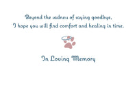 Thumbnail for Sympathy Dog Card - Across the Rainbow Bridge