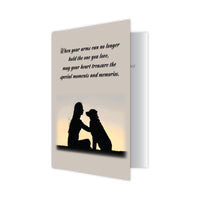 Thumbnail for 8198 Dog Sympathy Card Front 3D