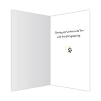 Thumbnail for 8198 Dog Sympathy Card Inside 3D