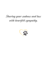 Thumbnail for 8198 Dog Sympathy Card Inside Right