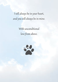 Thumbnail for 8213 Dog Sympathy Card Inside Right