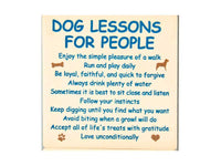Thumbnail for Absorbent Stone Coaster - Dog Lessons for People