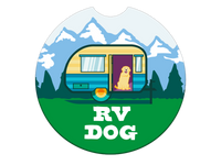 Thumbnail for Absorbent Stone Car Coaster - RV Dog
