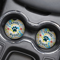 Thumbnail for Absorbent Stone Car Coaster - Travel Buddy