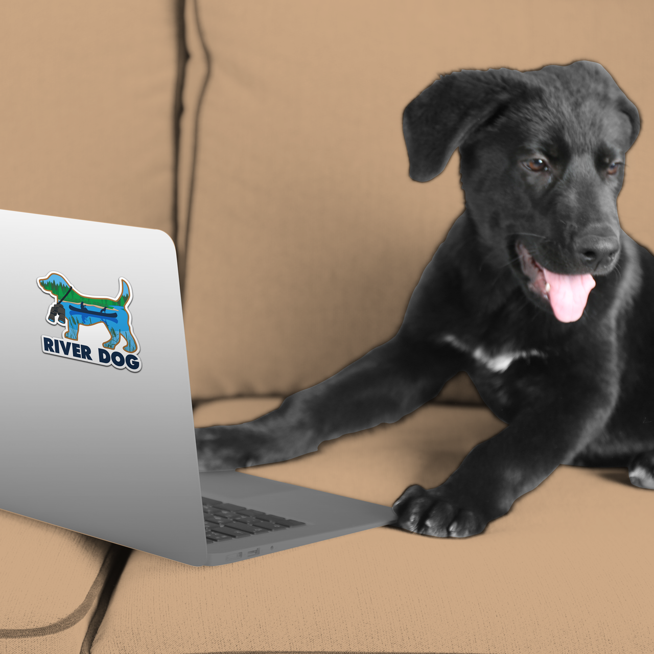 River Dog 3” Sticker
