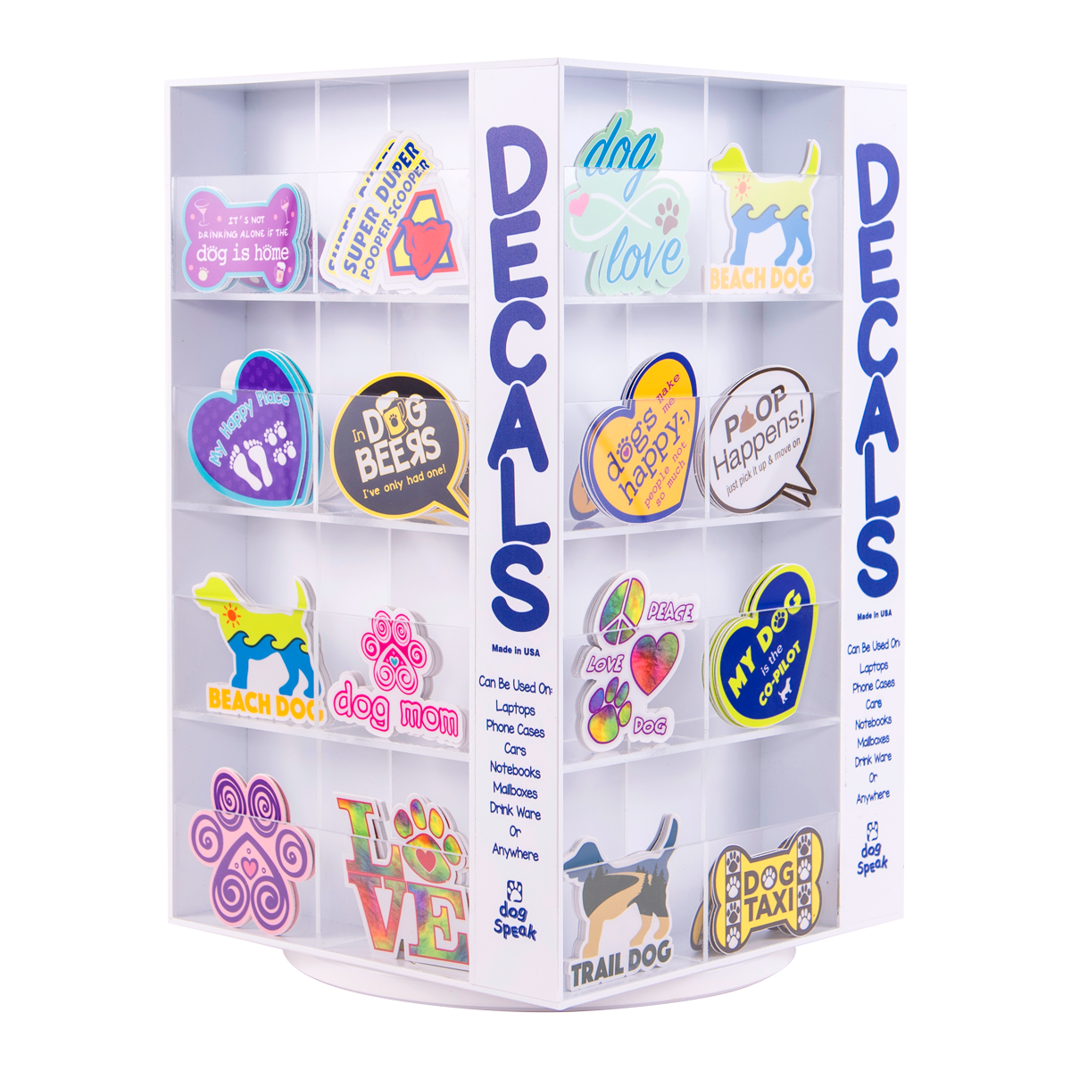 Sticker Assortment and Counter Display (Holds 32 Designs)