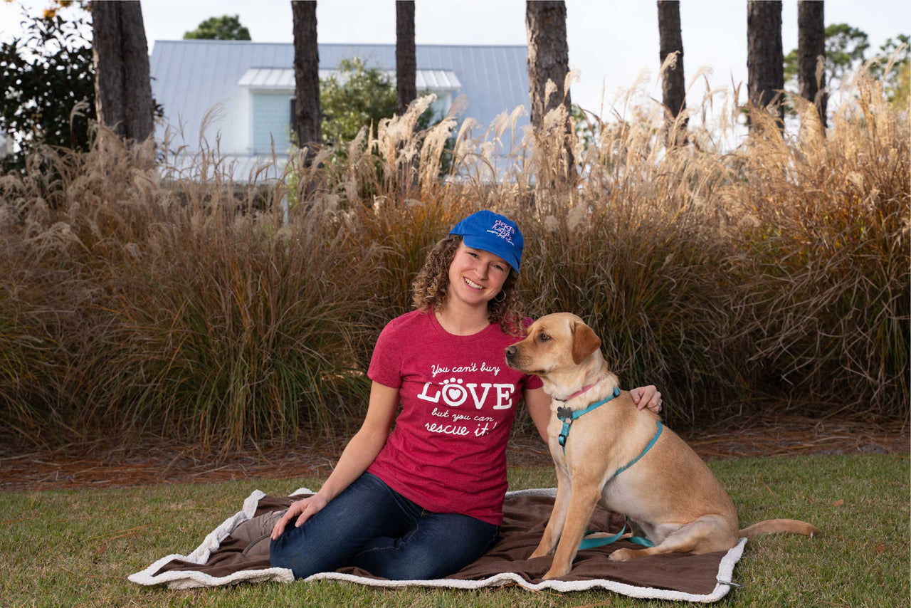 Ball Cap - Heart with Paws