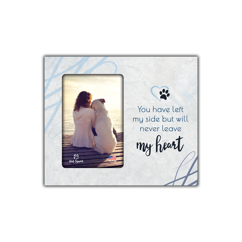 Vertical Wood Frame - You have left my side...