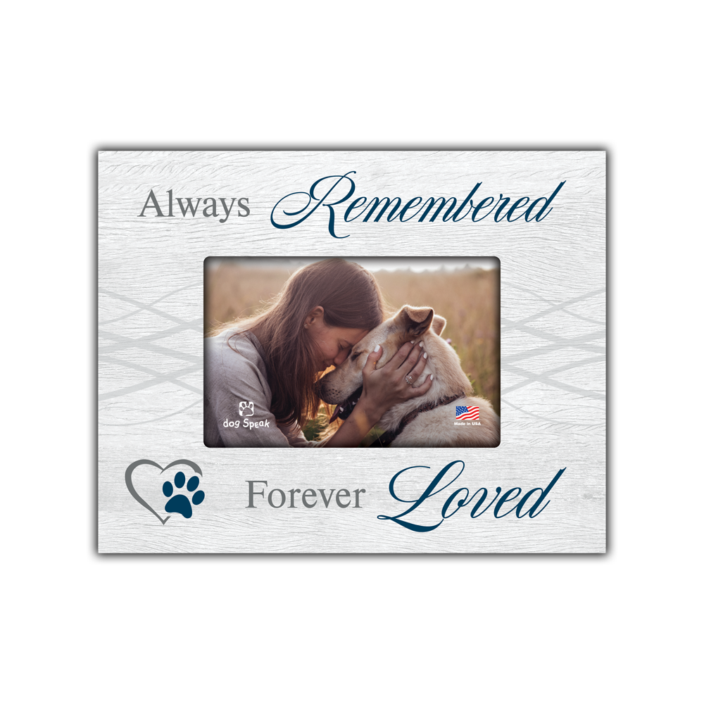 Horizontal Wood Frame - Always Remembered, Forever Loved
