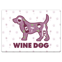 Thumbnail for Rectangle Magnet - Wine Dog